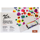 Mont Marte Watercolour Half Pan 28 Piece Set