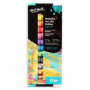 Mont Marte Metallic Acrylic Paint Set 12 Piece Set X 36ML