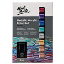 Mont Marte Metallic Acrylic Paint Set 8 Piece Set X 36ML