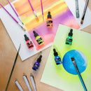 Mont Marte Fluoro Acrylic Ink 6 Piece Set X 20ML