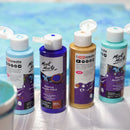 Mont Marte Acrylic Pouring 120ML 4 Piece Set Golden Beach