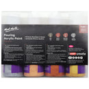 Mont Marte Acrylic Pouring 120ML 4 Piece Set Metallic
