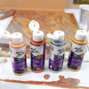 Mont Marte Acrylic Pouring 120ML 4 Piece Set Metallic