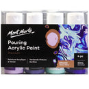 Mont Marte Acrylic Pouring 60ML 4 Piece Set - Ethereal