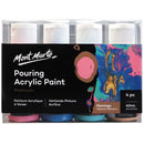 Mont Marte Acrylic Pouring 60ML 4 Piece Set - Flamingo