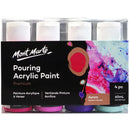 Mont Marte Acrylic Pouring 60ML 4 Piece Set - Aurora