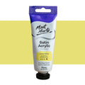 Mont Marte Satin Acrylic Paints 75ML#Colour_LEMON YELLOW