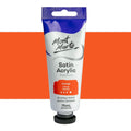 Mont Marte Satin Acrylic Paints 75ML#Colour_ORANGE