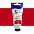 Mont Marte Satin Acrylic Paints 75ML#Colour_CRIMSON RED