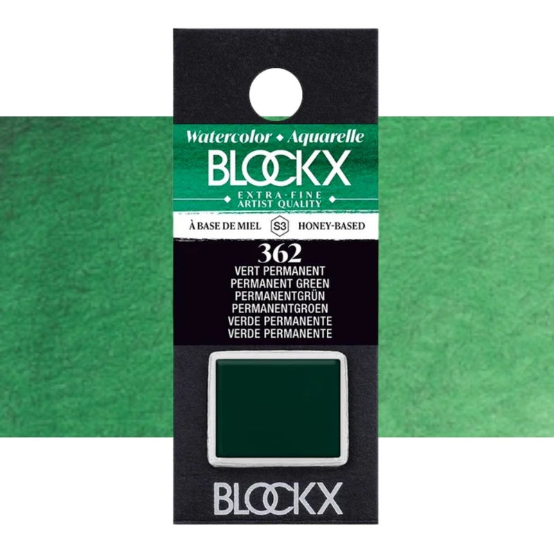 BLOCKX Artists' Watercolour Half Pans