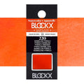 BLOCKX Artists' Watercolour Half Pans#Colour_PYRROLO VERMILION (S3)