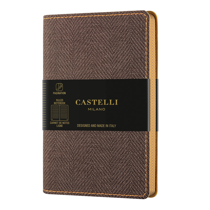 castelli notebook a5 ruled harris