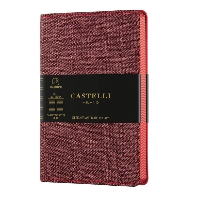 castelli notebook a5 ruled harris