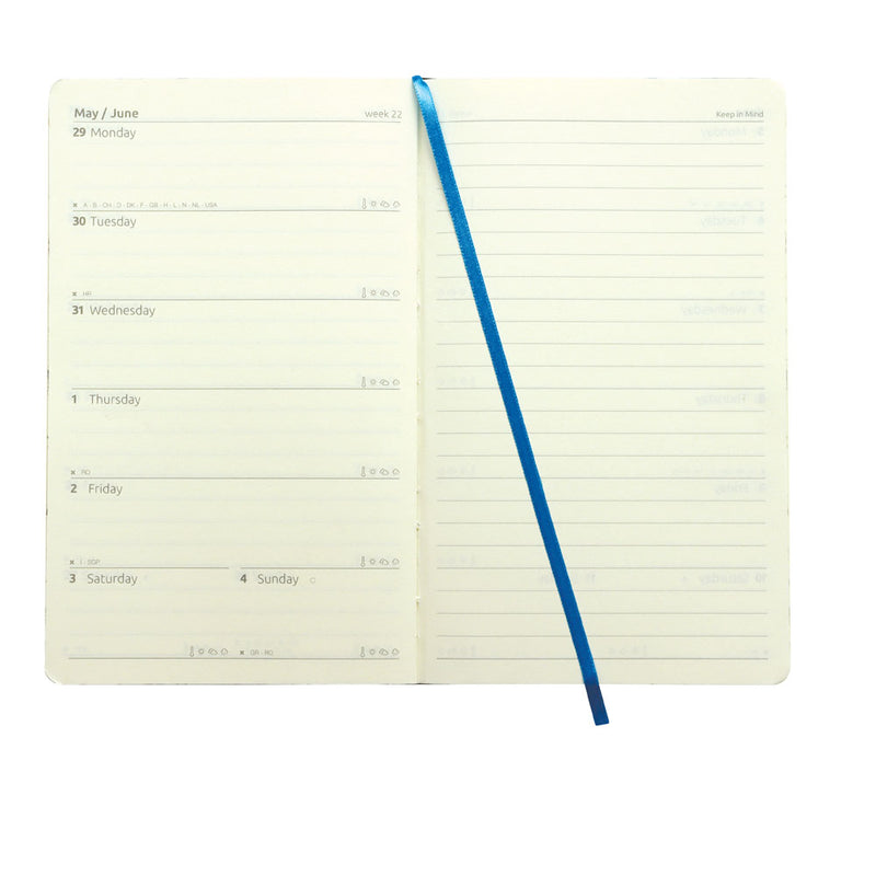 Castelli A5 Eden Diary Weekly + Notes Lily