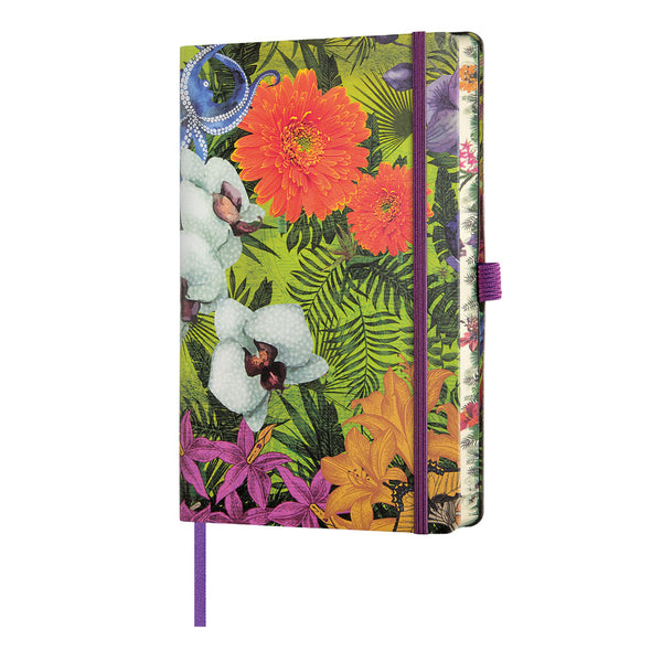 Castelli A5 Eden Diary Weekly + Notes Orchid