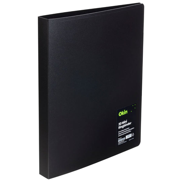 Okin Mini Ringbinder A4 2D 16mm#Colour_BLACK