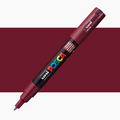  Uni Posca Markers PC-1M Ultra Fine 0.7mm Round Tip#Colour_RED WINE