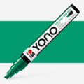 Marabu YONO Acrylic Markers Chisel 0.5-5.0MM Tip#Colour_RICH GREEN