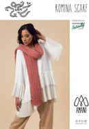 Romina Knitting Pattern - Scarf OS 10ply Yarn