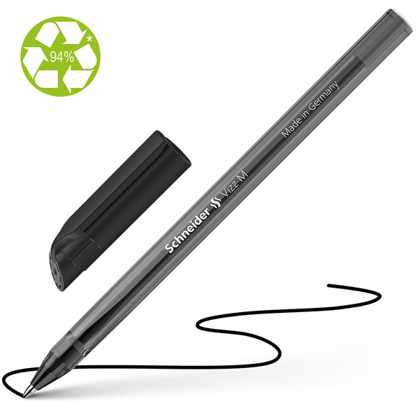 Schneider Vizz Medium Ballpoint Pen#Colour_BLACK