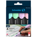 Schneider Job Highlighter Pastel Assorted Wallet of 4