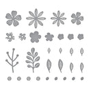 Spellbinders Mini Blooms and Sprigs Etched Dies