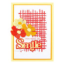 Spellbinders Woven Lattice Texture Etched Dies