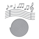 Spellbinders Musical Notes & Stave Pop-Up Etched Dies