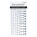 Spellbinders Color Essentials Gems 108 Pieces#Colour_ONYX