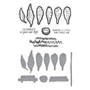 Spellbinders Sculpted Scripted Floral Clear Stamp & Die Set