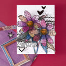 Spellbinders Sculpted Scripted Floral Clear Stamp & Die Set