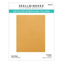 Spellbinders Sun Rays Embossing Folder