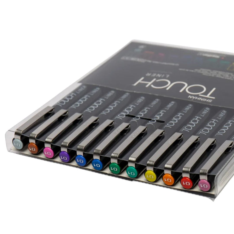 ShinHan Touch Liner Set of 12 Colours 0.1MM