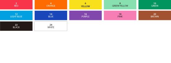 ShinHan Touch Opaque Markers Medium Set of 12