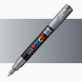  Uni Posca Markers PC-1M Ultra Fine 0.7mm Round Tip#Colour_SILVER