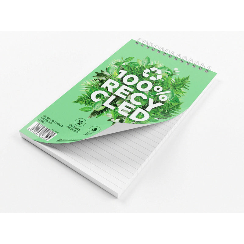 Silvine 100% Recycled 5x8" Shorthand 160 Page Wiro Bound Notebook