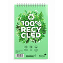 Silvine 100% Recycled 5x8" Shorthand 160 Page Wiro Bound Notebook