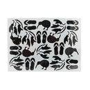 5 Star Kiwi Symbols Stencil A5