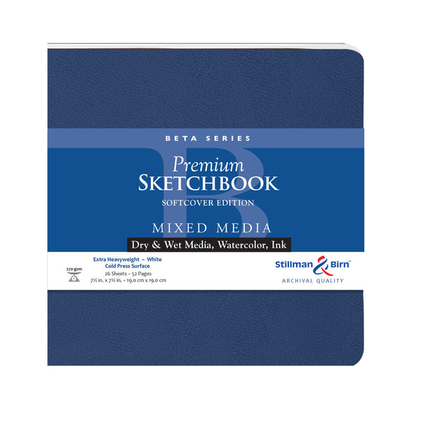 Stillman & Birn BETA Softcover 270gsm 7.5x7.5" Sketchbook