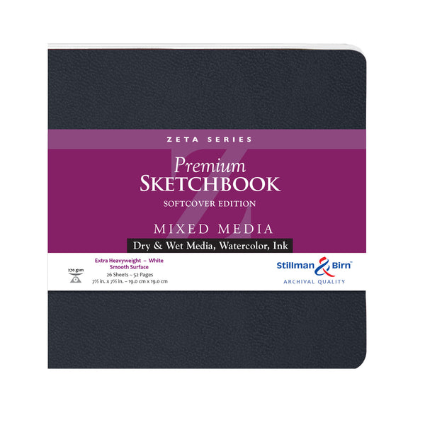 Stillman & Birn ZETA Softcover 270gsm 7.5x7.5" Sketchbook