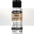 Decoart Americana Pearls Paints 2oz#Colour_SNOW WHITE