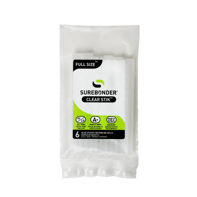 Surebonder All Purpose Temperature Large Glue Stik 4" Pack Of 6