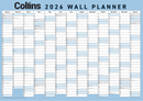 Collins Wallplanner Large 700X990mm Unlaminated Even Year