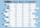 Collins Wallplanner Large 700X990mm Unlaminated Even Year