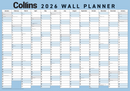 Collins Wallplanner Large Laminated 700X990MM Even Year