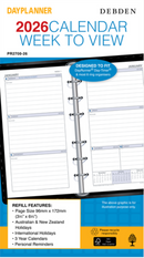 Debden Dayplanner Personal Week to View Refill 2026