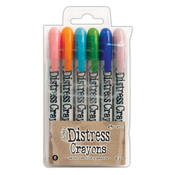Tim Holtz Distress Crayons Set #6 Pack of 6