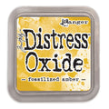 Tim Holtz Distress Oxide Ink 3x3" Pads#Colour_FOSSILIZED AMBER