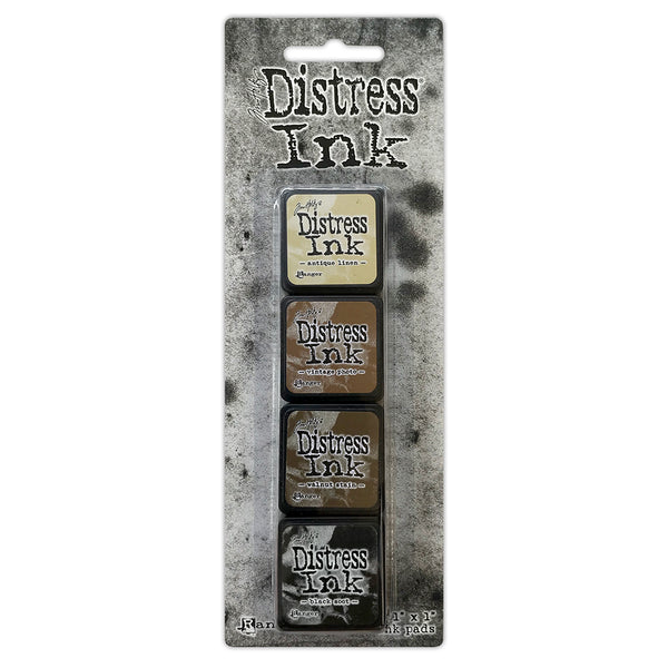 Tim Holtz Distress 1x1" Ink Pad Mini Kit 3