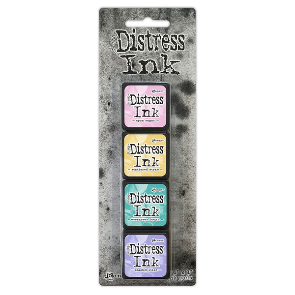 Tim Holtz Distress 1x1" Ink Pad Mini Kit 4